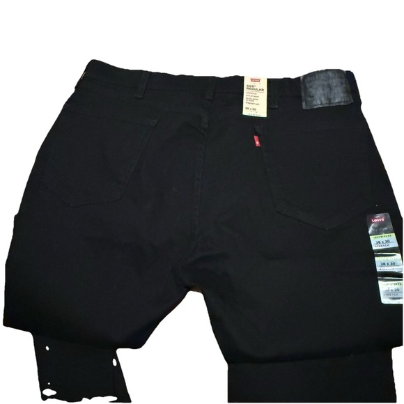 Levi's‎ 505 Regular Fit Stretch Straight Leg Jeans ~ Levi's Flex ~ Men's 38 x 30 - Picture 2 of 9